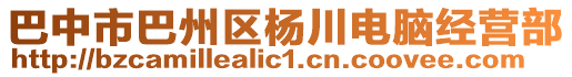 巴中市巴州區(qū)楊川電腦經(jīng)營部