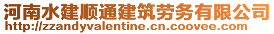 河南水建順通建筑勞務(wù)有限公司