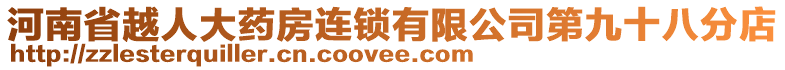 河南省越人大藥房連鎖有限公司第九十八分店