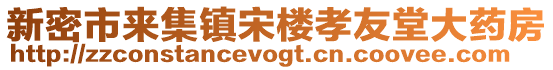 新密市來集鎮宋樓孝友堂大藥房