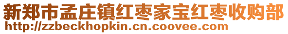 新鄭市孟莊鎮(zhèn)紅棗家寶紅棗收購部
