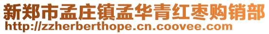 新鄭市孟莊鎮孟華青紅棗購銷部