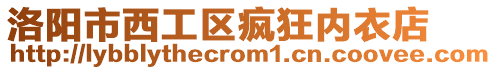 洛陽市西工區瘋狂內衣店