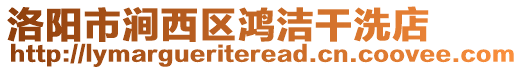 洛陽市澗西區(qū)鴻潔干洗店