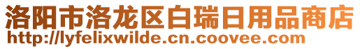 洛阳市洛龙区白瑞日用品商店