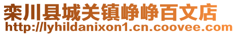 欒川縣城關(guān)鎮(zhèn)崢崢百文店