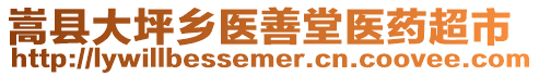 嵩縣大坪鄉(xiāng)醫(yī)善堂醫(yī)藥超市