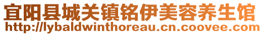 宜陽(yáng)縣城關(guān)鎮(zhèn)銘伊美容養(yǎng)生館