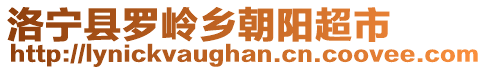 洛寧縣羅嶺鄉(xiāng)朝陽超市