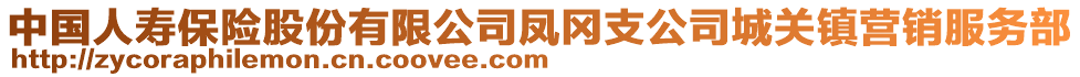 中國人壽保險股份有限公司鳳岡支公司城關鎮(zhèn)營銷服務部