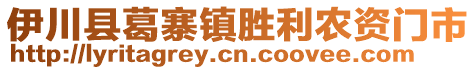 伊川縣葛寨鎮(zhèn)勝利農(nóng)資門市