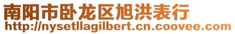 南陽市臥龍區旭洪表行