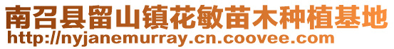 南召縣留山鎮(zhèn)花敏苗木種植基地