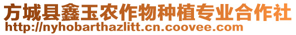 方城縣鑫玉農(nóng)作物種植專業(yè)合作社