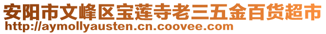 安陽市文峰區(qū)寶蓮寺老三五金百貨超市