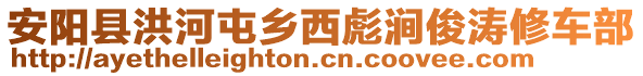 安陽縣洪河屯鄉(xiāng)西彪澗俊濤修車部