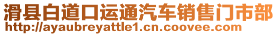 滑縣白道口運(yùn)通汽車銷售門市部