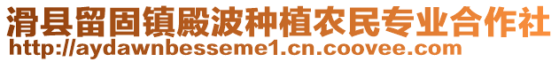 滑縣留固鎮(zhèn)殿波種植農(nóng)民專業(yè)合作社