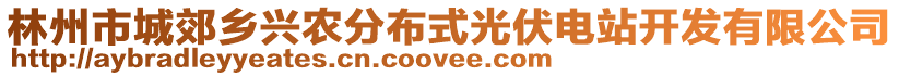 林州市城郊鄉(xiāng)興農(nóng)分布式光伏電站開發(fā)有限公司