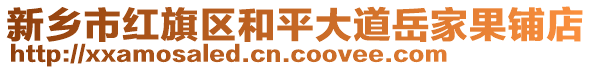 新鄉(xiāng)市紅旗區(qū)和平大道岳家果鋪店