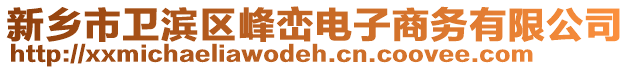 新鄉市衛濱區峰巒電子商務有限公司