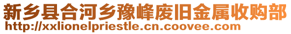 新鄉(xiāng)縣合河鄉(xiāng)豫峰廢舊金屬收購部