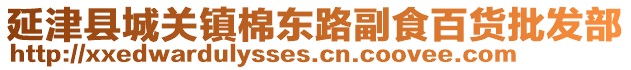 延津縣城關(guān)鎮(zhèn)棉東路副食百貨批發(fā)部