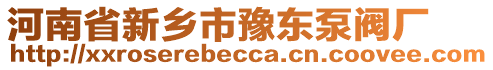 河南省新鄉(xiāng)市豫東泵閥廠