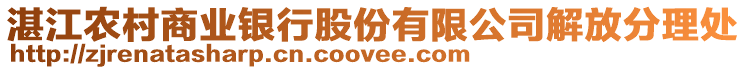 湛江農(nóng)村商業(yè)銀行股份有限公司解放分理處