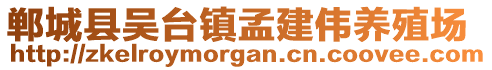 鄲城縣吳臺(tái)鎮(zhèn)孟建偉養(yǎng)殖場(chǎng)