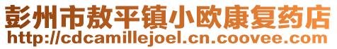 彭州市敖平鎮(zhèn)小歐康復(fù)藥店