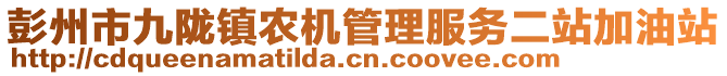 彭州市九隴鎮(zhèn)農(nóng)機管理服務(wù)二站加油站