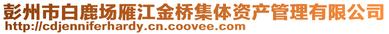 彭州市白鹿場雁江金橋集體資產(chǎn)管理有限公司