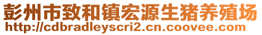 彭州市致和鎮(zhèn)宏源生豬養(yǎng)殖場