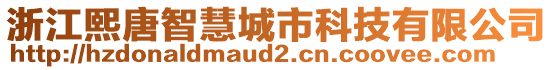 浙江熙唐智慧城市科技有限公司