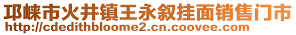 邛崍市火井鎮(zhèn)王永敘掛面銷售門市