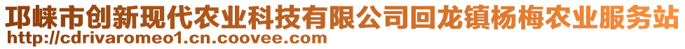 邛崍市創(chuàng)新現(xiàn)代農(nóng)業(yè)科技有限公司回龍鎮(zhèn)楊梅農(nóng)業(yè)服務站