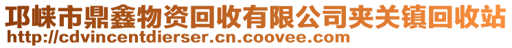 邛崍市鼎鑫物資回收有限公司夾關鎮回收站