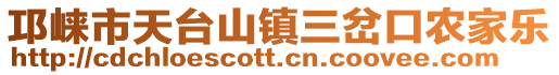 邛崍市天臺山鎮三岔口農家樂