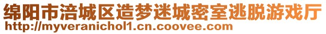 綿陽市涪城區(qū)造夢迷城密室逃脫游戲廳