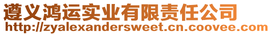 遵義鴻運實業(yè)有限責(zé)任公司