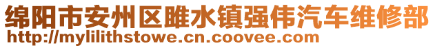 綿陽市安州區(qū)雎水鎮(zhèn)強偉汽車維修部