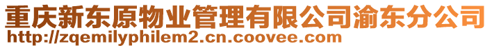 重慶新東原物業(yè)管理有限公司渝東分公司