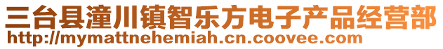 三臺縣潼川鎮(zhèn)智樂方電子產(chǎn)品經(jīng)營部