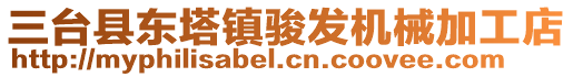 三臺縣東塔鎮(zhèn)駿發(fā)機械加工店