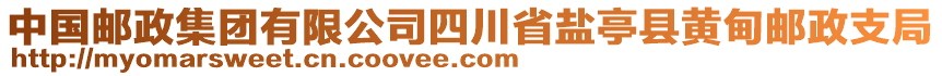 中國(guó)郵政集團(tuán)有限公司四川省鹽亭縣黃甸郵政支局