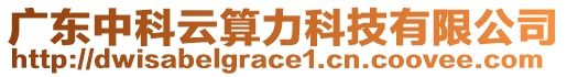 廣東中科云算力科技有限公司