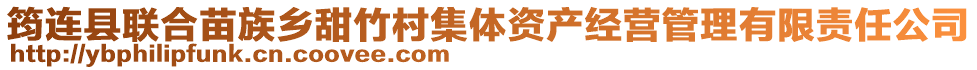 筠连县联合苗族乡甜竹村集体资产经营管理有限责任公司