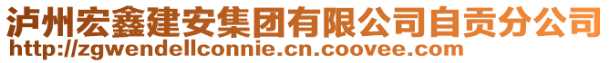 瀘州宏鑫建安集團有限公司自貢分公司