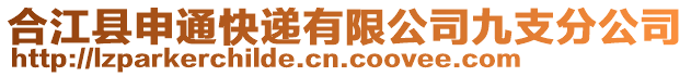 合江縣申通快遞有限公司九支分公司